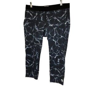 Soffe Dri Capri Leggings Low Rise in Black, White, Gray Women's Sz XL Activewear